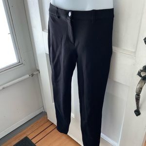 Stretchy black pant leggings